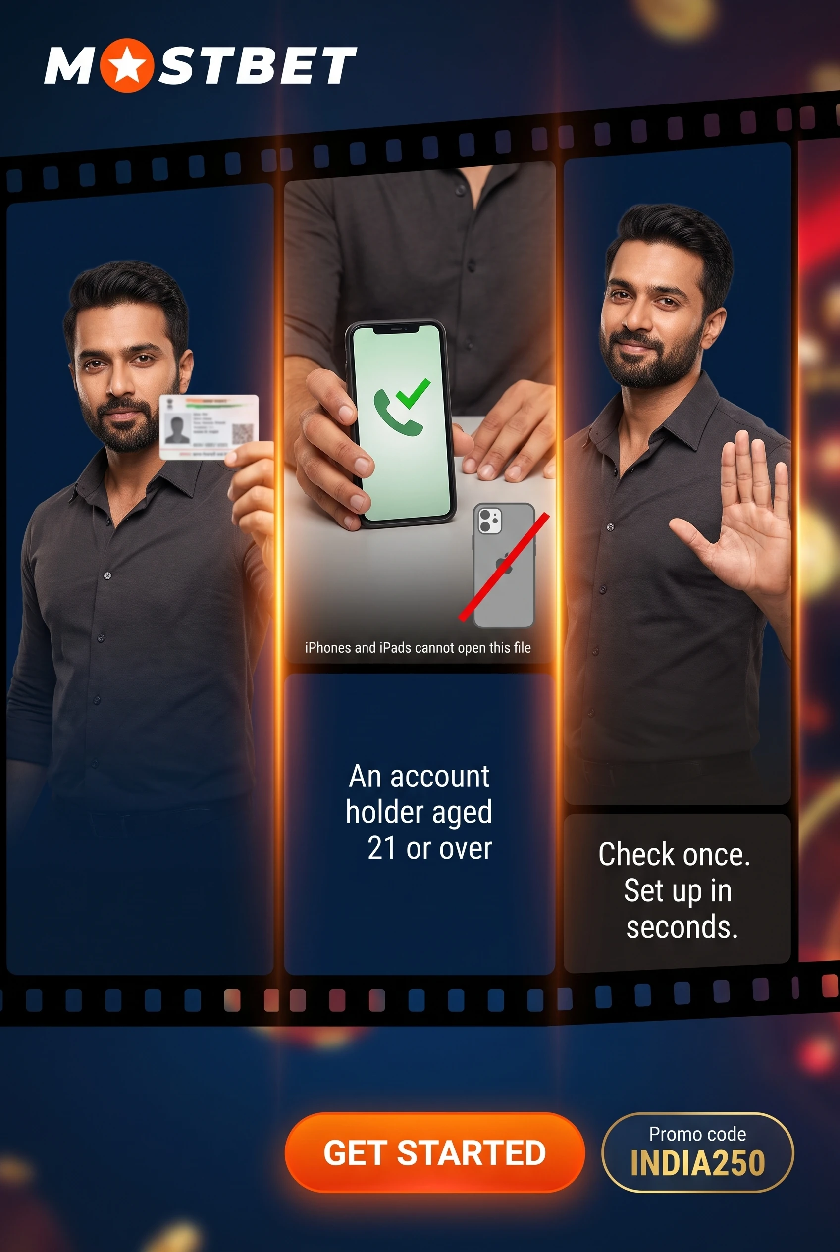 Device conditions checklist for the Mostbet Android client