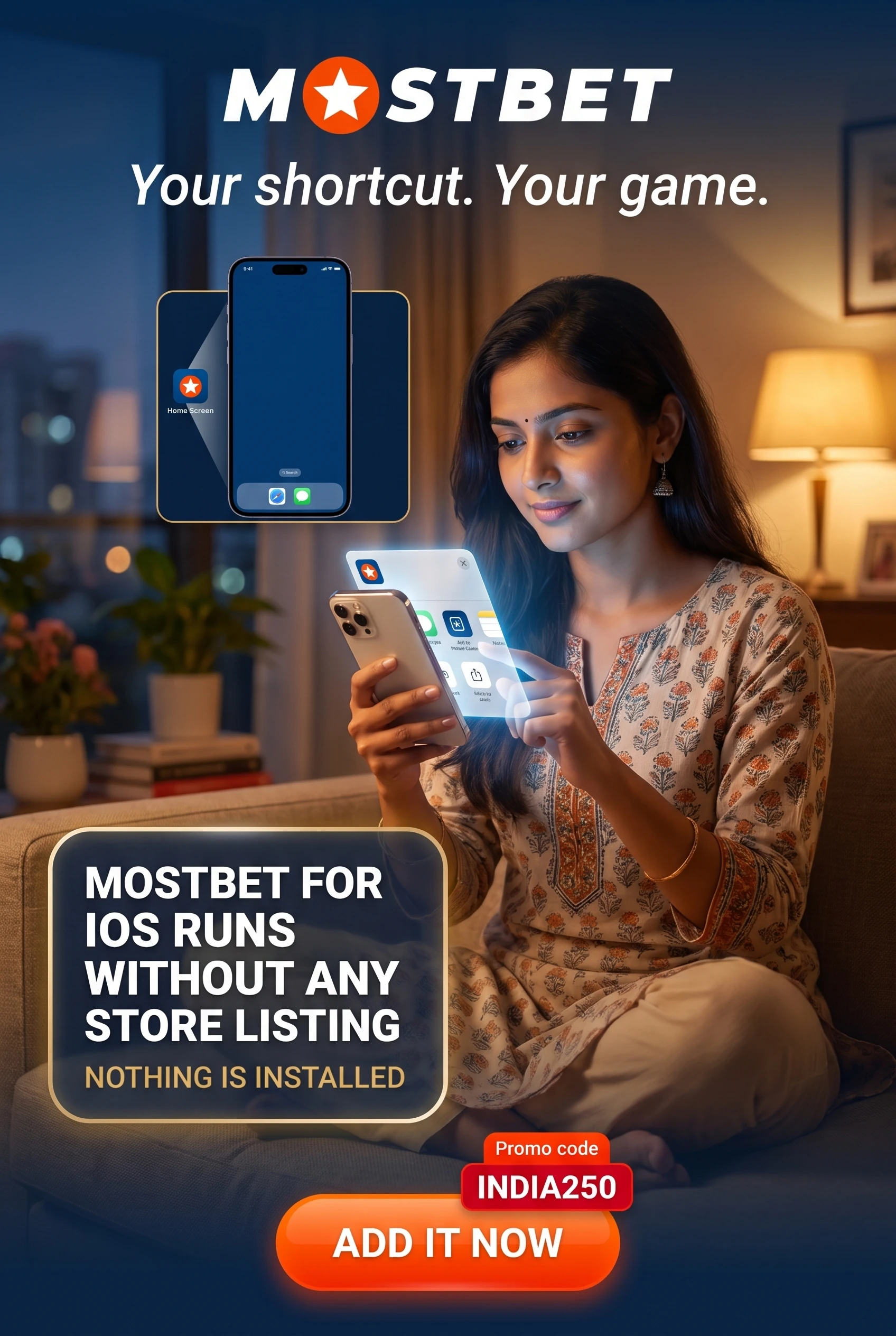 The home screen route that needs no store listing