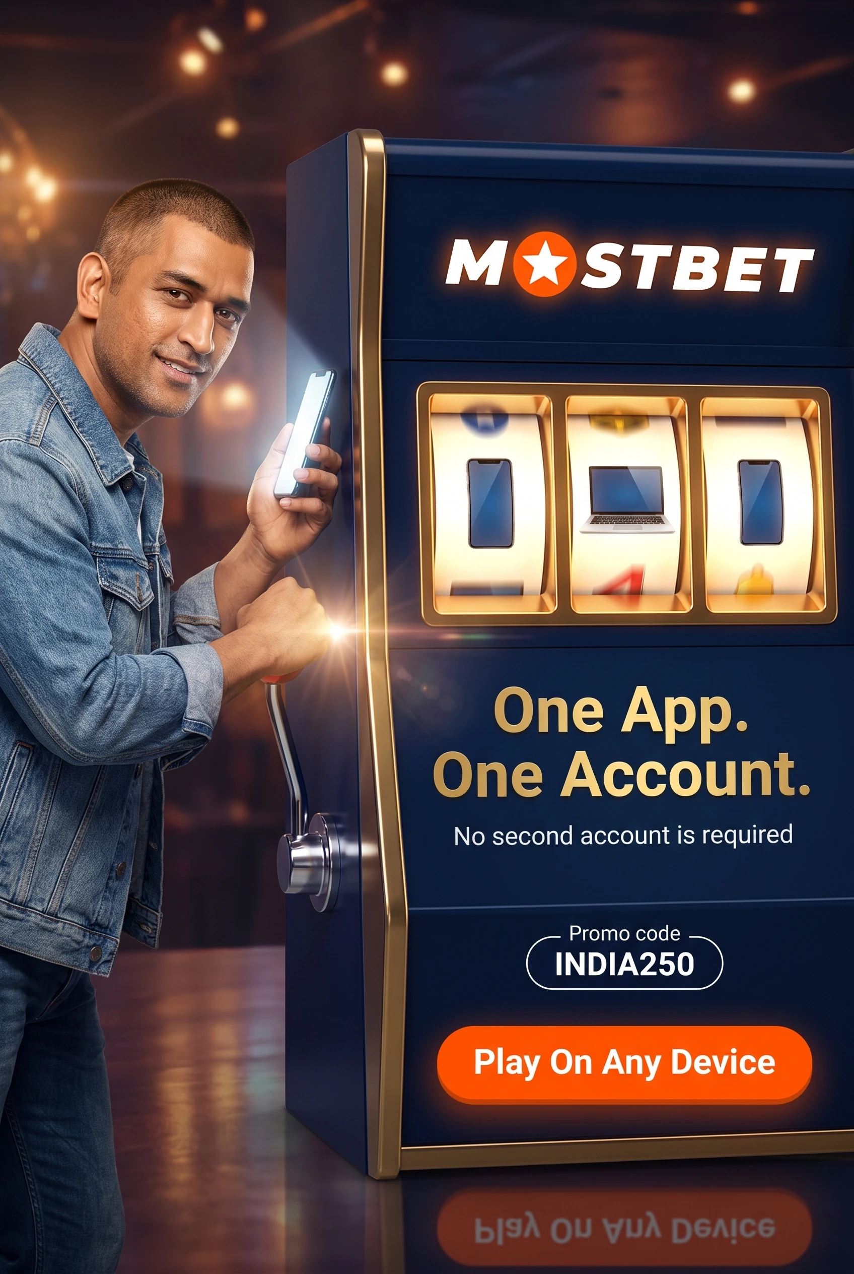 Android and iOS app using the same Mostbet account