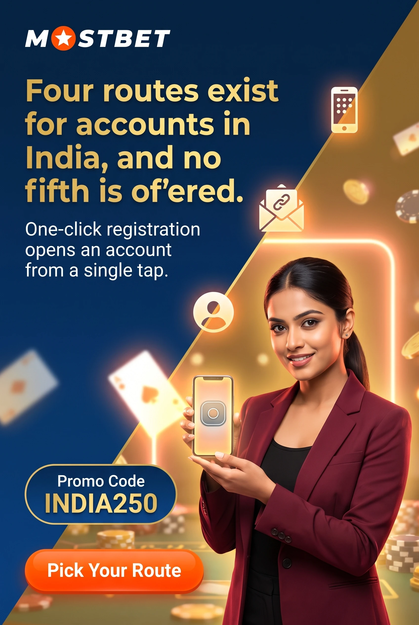 Registration routes confirmed for accounts in India